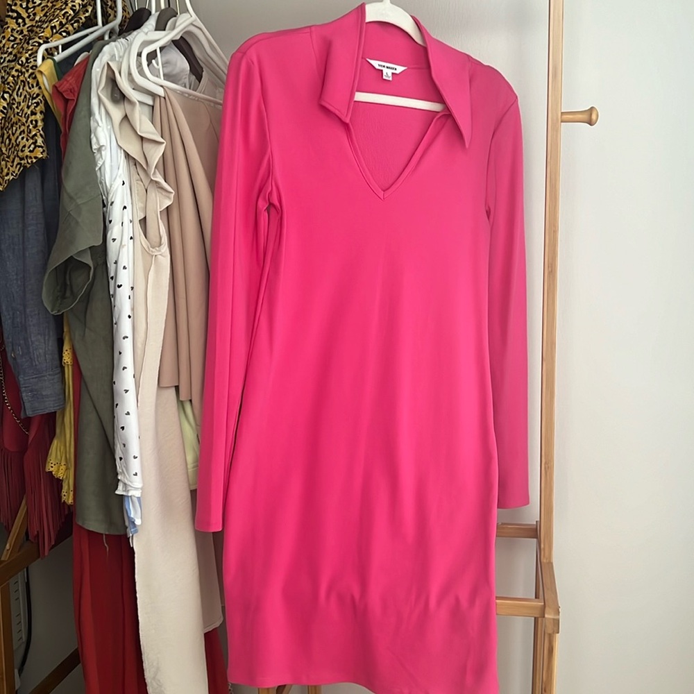 NWOT Steve Madden  sweater dress in pink color